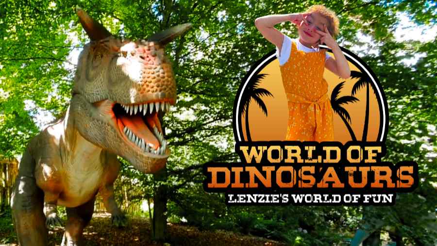 Lenzie At The World Of Dinosaurs At Blair Drummond Safari Park